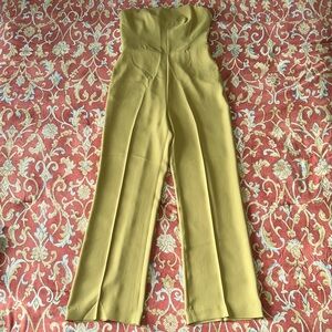 RACHEL Rachel Roy Mustard Wide Leg Jumpsuit